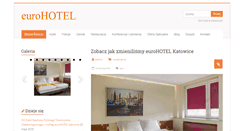 Desktop Screenshot of eurohotelkatowice.pl
